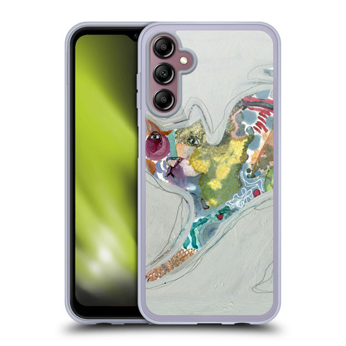 Wyanne Cat Abstract Kitty 2 Soft Gel Case for Samsung Galaxy A14 5G