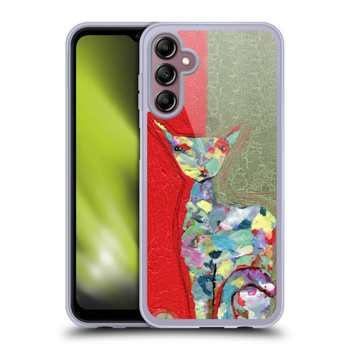 Wyanne Cat Three Cent Attitude Soft Gel Case for Samsung Galaxy A14 5G
