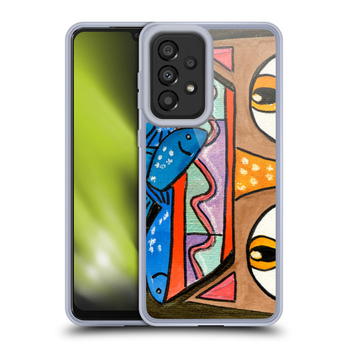 Wyanne Cat Kitty With Fish Bowl Hat Soft Gel Case for Samsung Galaxy A33 5G (2022)