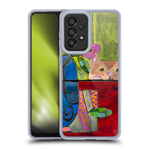 Wyanne Cat Peek A Boo Kitty Soft Gel Case for Samsung Galaxy A33 5G (2022)