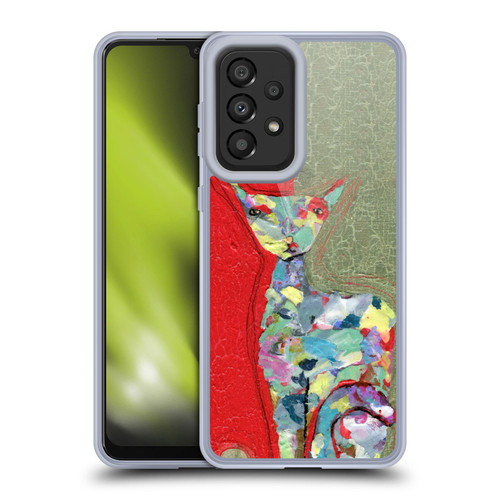 Wyanne Cat Three Cent Attitude Soft Gel Case for Samsung Galaxy A33 5G (2022)