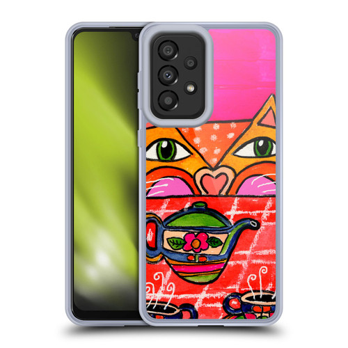 Wyanne Cat Uninvited Guest For Tea Soft Gel Case for Samsung Galaxy A33 5G (2022)