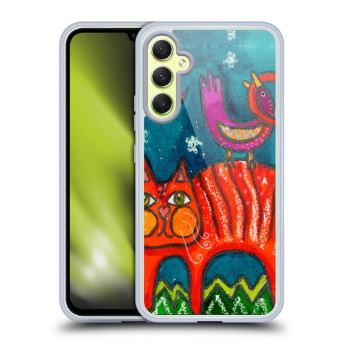 Wyanne Cat Birdy Got My Tail Kitty Soft Gel Case for Samsung Galaxy A34 5G