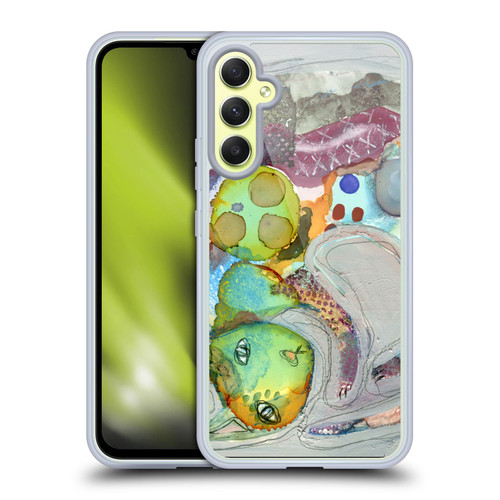 Wyanne Cat No Treat Blues Soft Gel Case for Samsung Galaxy A34 5G