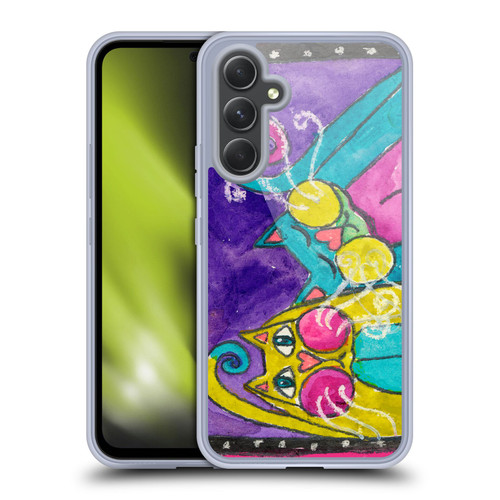 Wyanne Cat A Couple Of Funky Cats Soft Gel Case for Samsung Galaxy A54 5G