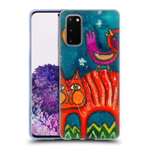Wyanne Cat Birdy Got My Tail Kitty Soft Gel Case for Samsung Galaxy S20 / S20 5G