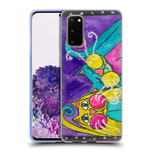 Wyanne Cat A Couple Of Funky Cats Soft Gel Case for Samsung Galaxy S20 / S20 5G