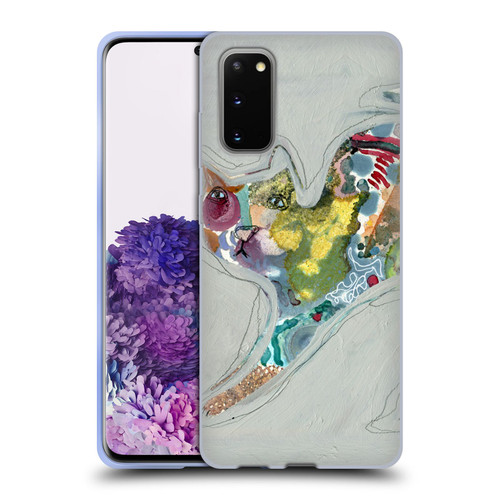 Wyanne Cat Abstract Kitty 2 Soft Gel Case for Samsung Galaxy S20 / S20 5G