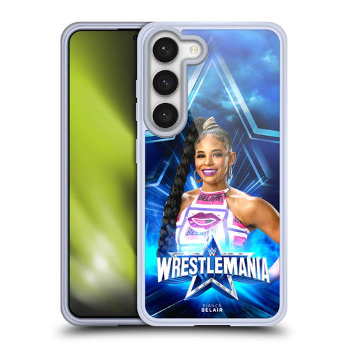 WWE Wrestlemania 38 Superstars Bianca Belair Soft Gel Case for Samsung Galaxy S23 5G & MagSafe