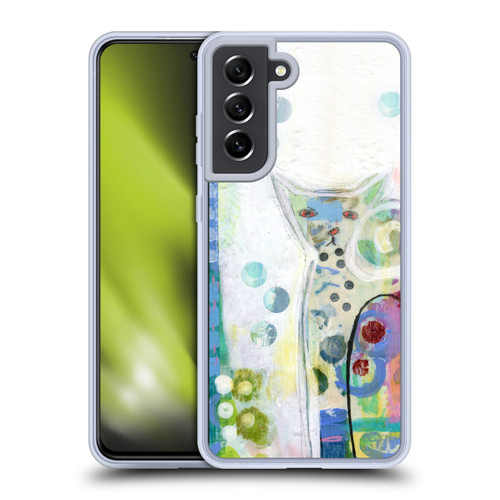 Wyanne Cat Calico Cat Soft Gel Case for Samsung Galaxy S21 FE 5G & MagSafe