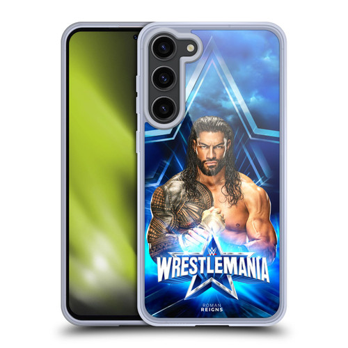 WWE Wrestlemania 38 Superstars Roman Reigns Soft Gel Case for Samsung Galaxy S23+ 5G & MagSafe