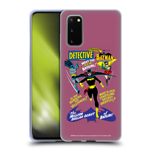 Batman DC Comics Famous Comic Book Covers Batgirl Robin Detective Comics 359 Soft Gel Case for Samsung Galaxy S20 / S20 5G
