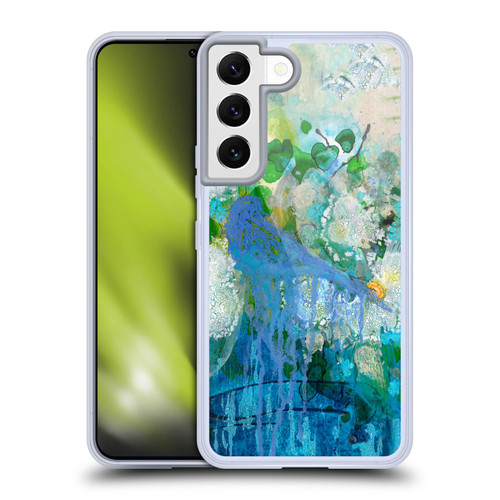 Wyanne Birds Bluebird Reflections Soft Gel Case for Samsung Galaxy S22 5G & MagSafe