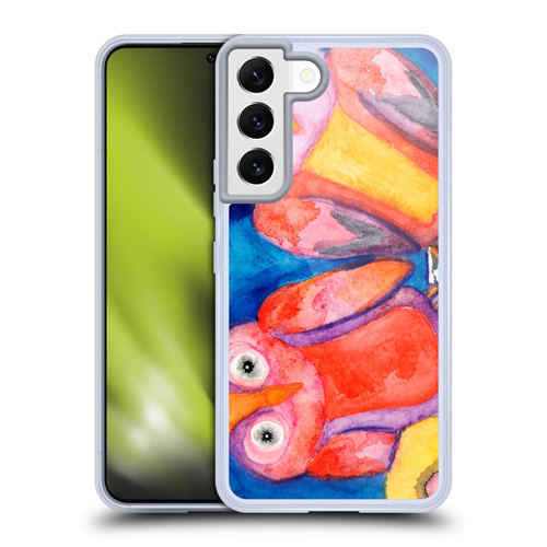 Wyanne Birds Pair of Owls Soft Gel Case for Samsung Galaxy S22 5G & MagSafe