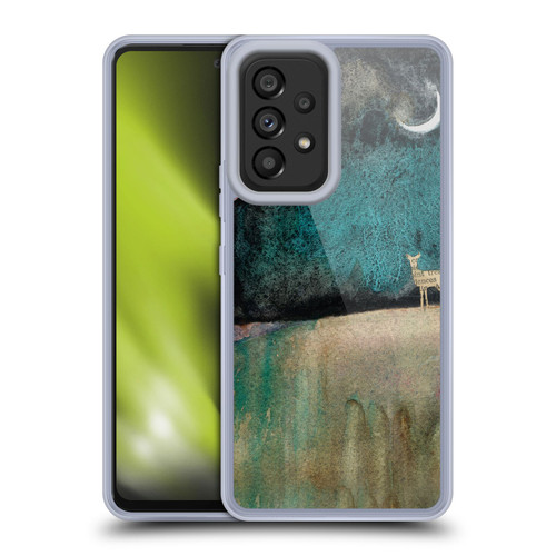 Wyanne Nature 2 Deer and Moon Soft Gel Case for Samsung Galaxy A53 5G (2022)