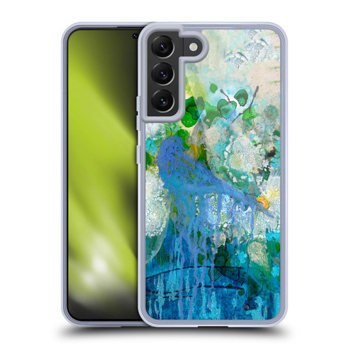 Wyanne Birds Bluebird Reflections Soft Gel Case for Samsung Galaxy S22+ 5G & MagSafe