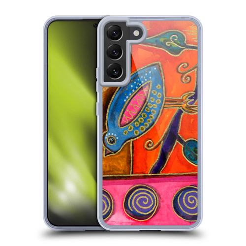 Wyanne Birds Funky Little Bird Soft Gel Case for Samsung Galaxy S22+ 5G & MagSafe