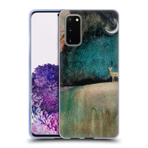 Wyanne Nature 2 Deer and Moon Soft Gel Case for Samsung Galaxy S20 / S20 5G