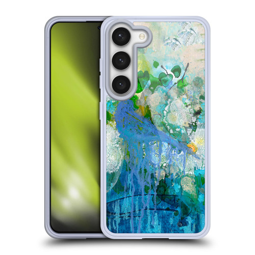 Wyanne Birds Bluebird Reflections Soft Gel Case for Samsung Galaxy S23 5G & MagSafe