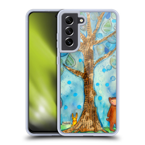 Wyanne Nature 2 Painting and Collage Soft Gel Case for Samsung Galaxy S21 FE 5G & MagSafe