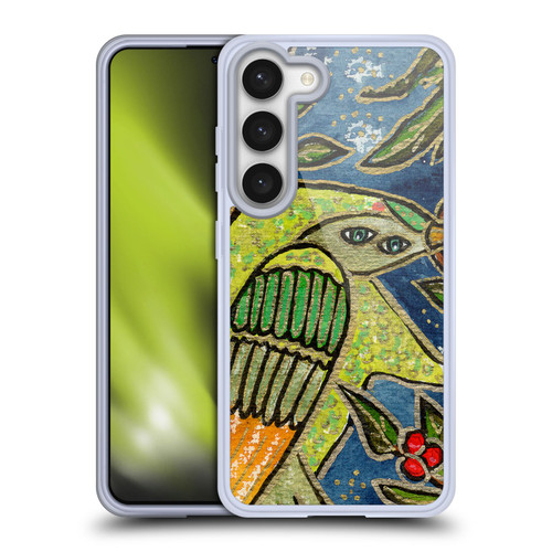 Wyanne Birds Cherry Soft Gel Case for Samsung Galaxy S23 5G & MagSafe