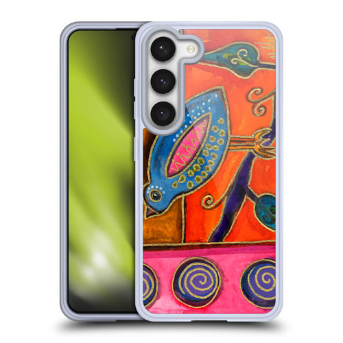 Wyanne Birds Funky Little Bird Soft Gel Case for Samsung Galaxy S23 5G & MagSafe