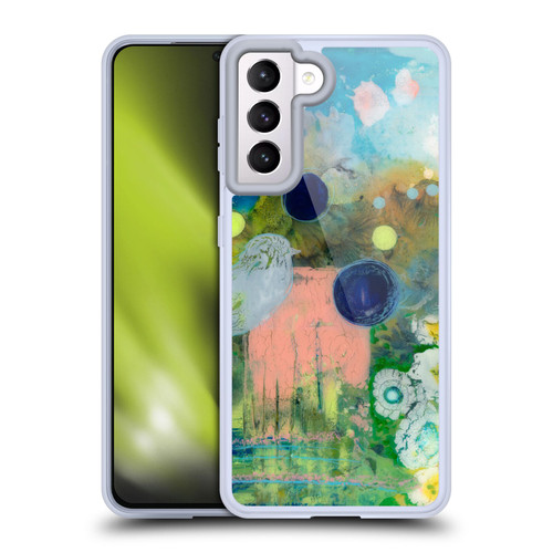 Wyanne Nature 2 Bird Painting Soft Gel Case for Samsung Galaxy S21 5G & MagSafe