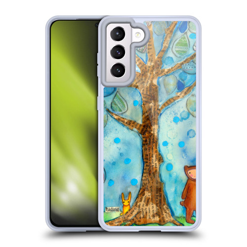 Wyanne Nature 2 Painting and Collage Soft Gel Case for Samsung Galaxy S21 5G & MagSafe