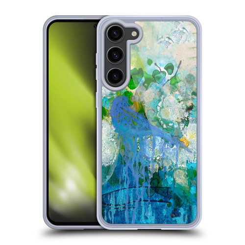 Wyanne Birds Bluebird Reflections Soft Gel Case for Samsung Galaxy S23+ 5G & MagSafe