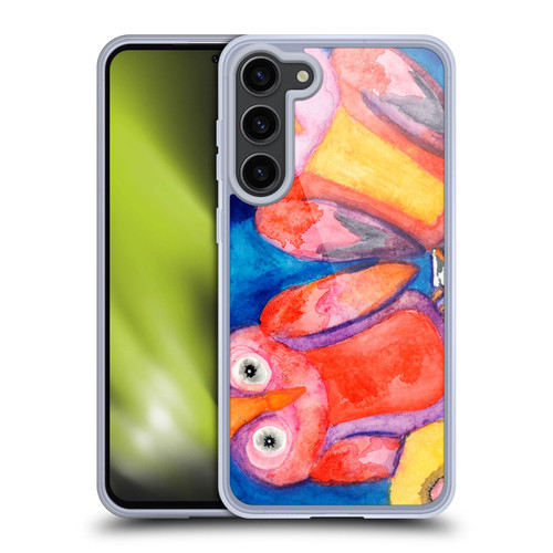 Wyanne Birds Pair of Owls Soft Gel Case for Samsung Galaxy S23+ 5G & MagSafe