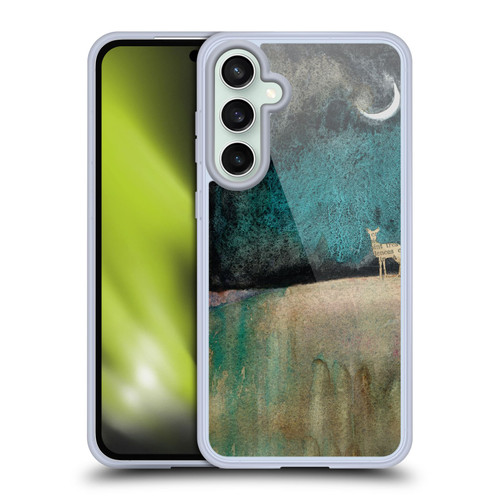 Wyanne Nature 2 Deer and Moon Soft Gel Case for Samsung Galaxy S23 FE 5G & MagSafe