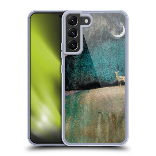 Wyanne Nature 2 Deer and Moon Soft Gel Case for Samsung Galaxy S22+ 5G & MagSafe