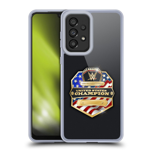 WWE Title Belts United States Champion Soft Gel Case for Samsung Galaxy A33 5G (2022)