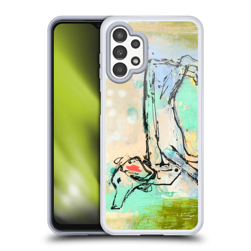 Wyanne Nature Portraits Dog Sketch Soft Gel Case for Samsung Galaxy A13 (2022)
