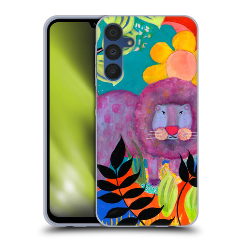 Wyanne Nature Portraits Lion Soft Gel Case for Samsung Galaxy A15 & MagSafe