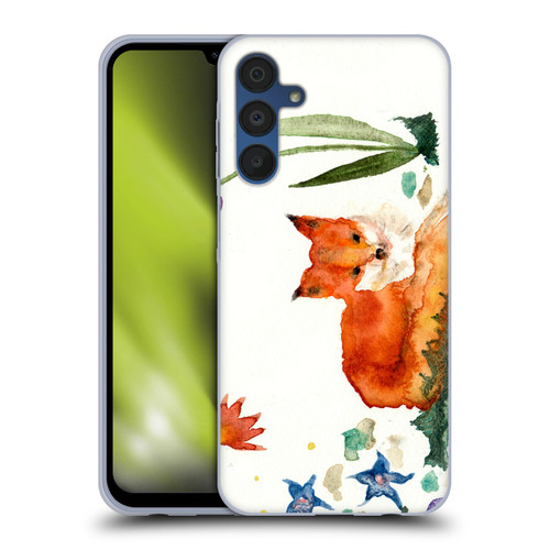 Wyanne Nature Portraits Little Fox In The Garden Soft Gel Case for Samsung Galaxy A15 & MagSafe