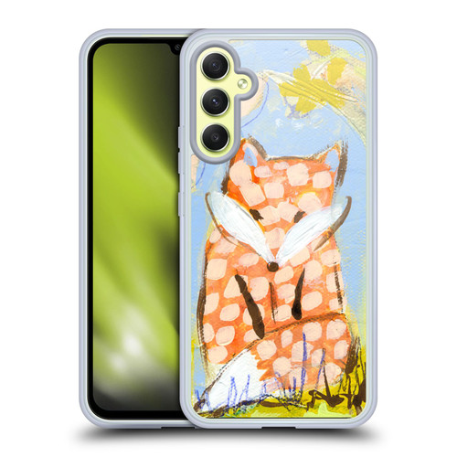 Wyanne Nature Portraits Fox In The Brambles Soft Gel Case for Samsung Galaxy A34 5G