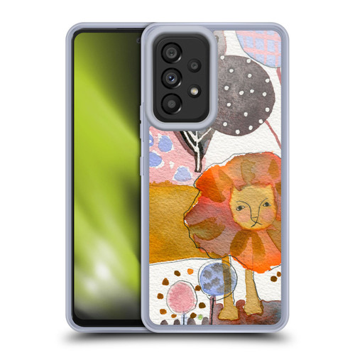 Wyanne Nature Portraits Watercolour Lion Soft Gel Case for Samsung Galaxy A53 5G (2022)