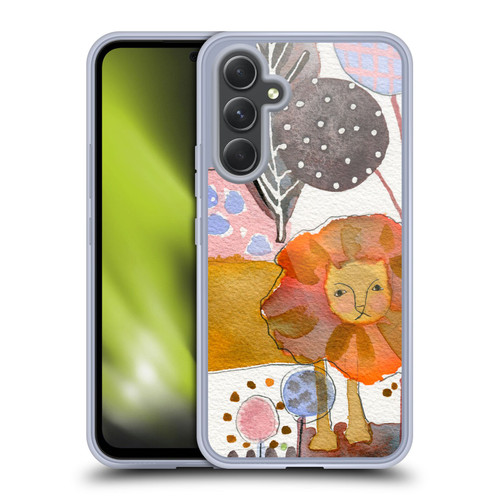 Wyanne Nature Portraits Watercolour Lion Soft Gel Case for Samsung Galaxy A54 5G