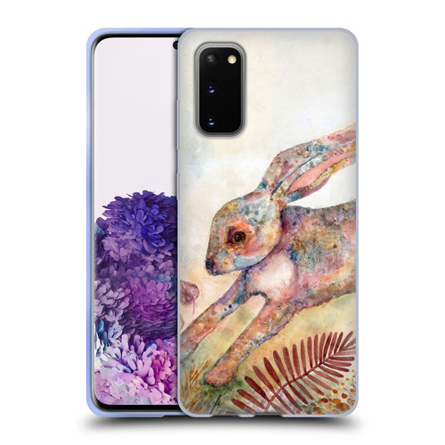 Wyanne Nature Portraits Bunny Escape Painting Soft Gel Case for Samsung Galaxy S20 / S20 5G