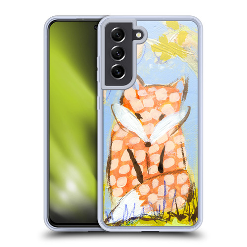 Wyanne Nature Portraits Fox In The Brambles Soft Gel Case for Samsung Galaxy S21 FE 5G & MagSafe