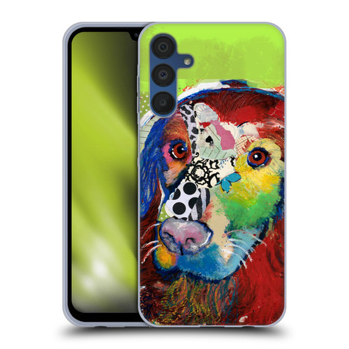 Michel Keck Dogs Irish Setter Soft Gel Case for Samsung Galaxy A15 & MagSafe