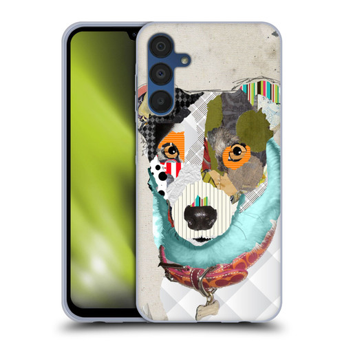Michel Keck Dogs Jack Rusell Soft Gel Case for Samsung Galaxy A15 & MagSafe