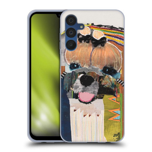 Michel Keck Dogs Maltese Soft Gel Case for Samsung Galaxy A15 & MagSafe