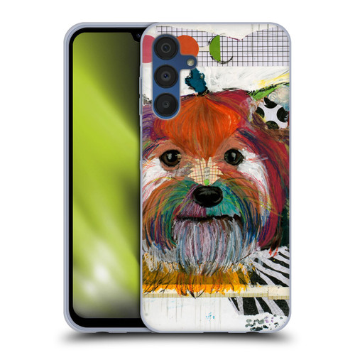 Michel Keck Dogs Silky Terrier Soft Gel Case for Samsung Galaxy A15 & MagSafe