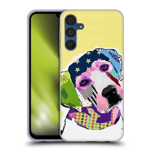 Michel Keck Dogs Yellow Lab Soft Gel Case for Samsung Galaxy A15 & MagSafe