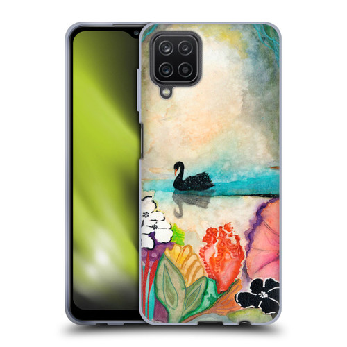 Wyanne Nature 2 Black Swan On The Lake Soft Gel Case for Samsung Galaxy A12 (2020)