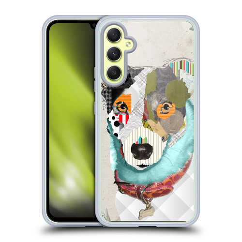 Michel Keck Dogs Jack Rusell Soft Gel Case for Samsung Galaxy A34 5G