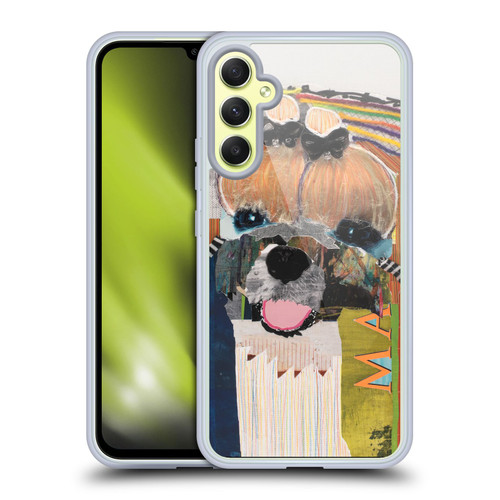 Michel Keck Dogs Maltese Soft Gel Case for Samsung Galaxy A34 5G
