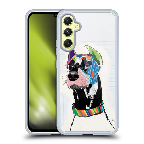 Michel Keck Dogs Ready Soft Gel Case for Samsung Galaxy A34 5G